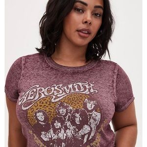 Torrid Aerosmith Band Tee Size 5 New
